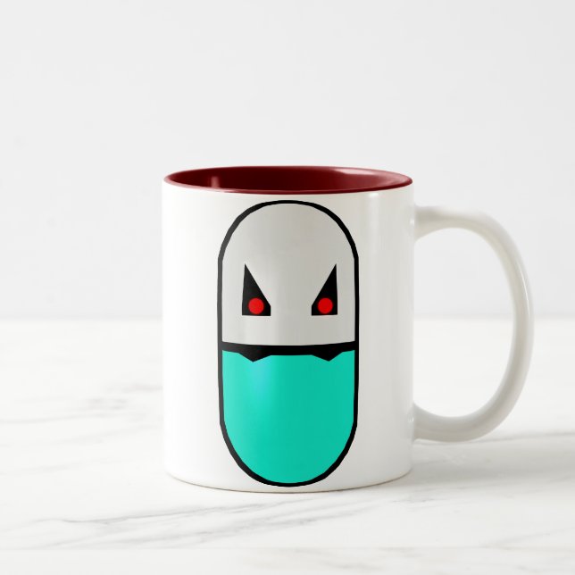 Tasse de pilule de parodie de Prozac de vampire (Droit)