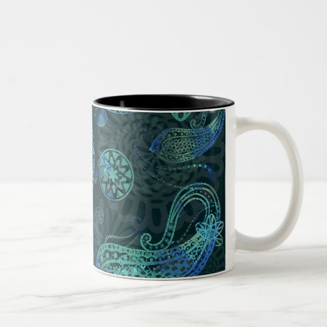 Tasse de plaisir de batik (Droit)