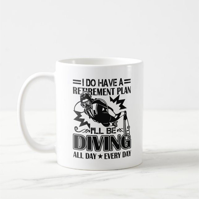 Tasse de plongée à l'air de régime de retraite (Gauche)