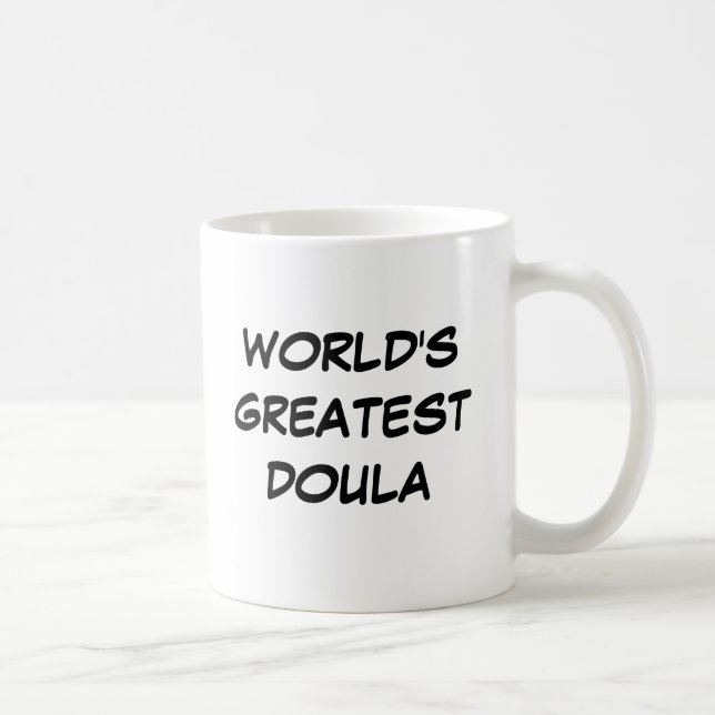 Tasse de plus grand "Doula du monde" (Droite)