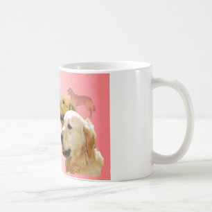 Tasse de poème d'ami de golden retriever