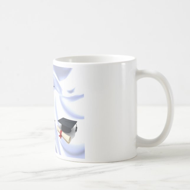 Tasse de poème de filleule d'obtention du diplôme (Droite)