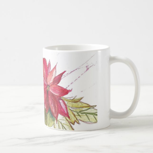 Tasse de poinsettia (Droite)