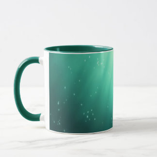 tasse de poisson vert