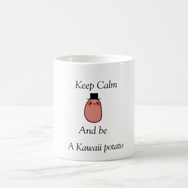 Tasse de pomme de terre de Kawaii (Centre)