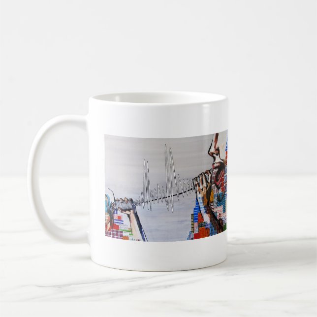 Tasse de porcelaine du bloc alim. SPHR (11 onces) (Gauche)