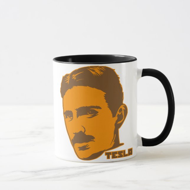 Tasse de portrait de Nikola Tesla (Droite)