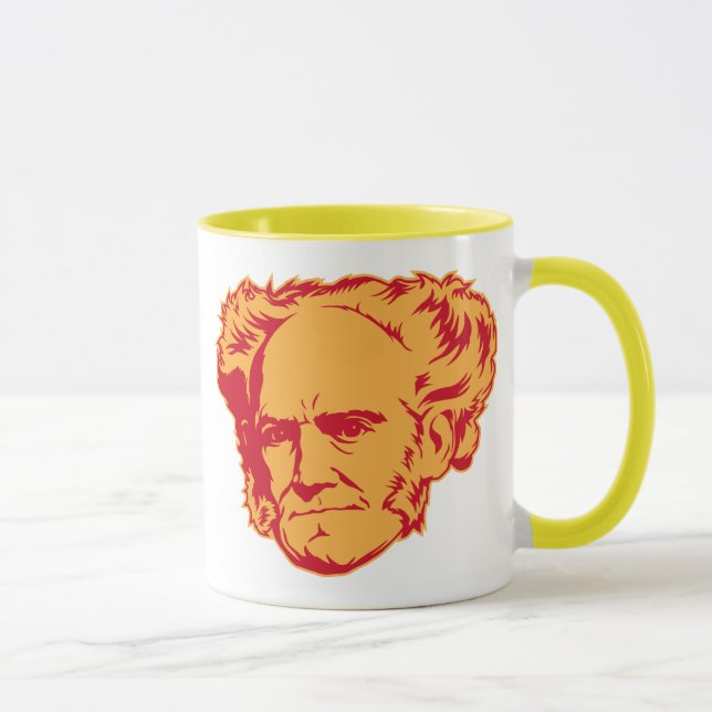Tasse de portrait de Schopenhauer (Droite)