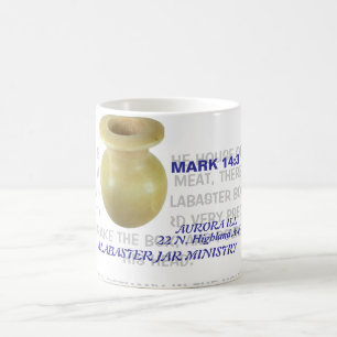 Tasse de pot d'albâtre