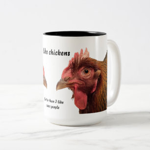 Tasse de poulet - j'aime des poulets