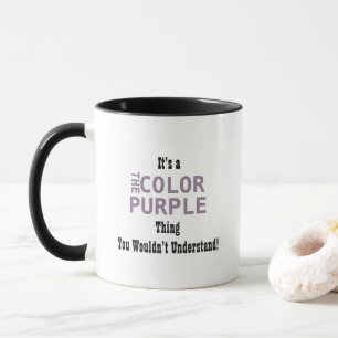 Tasse de pourpre de couleur