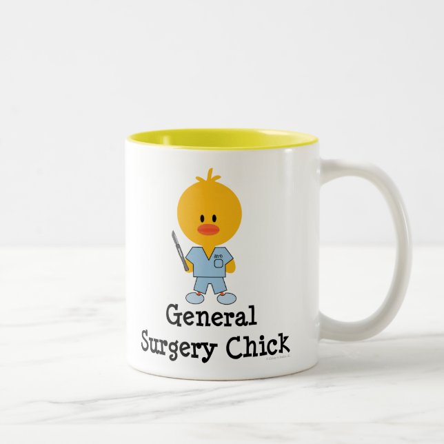 Tasse de poussin de chirurgie générale (Droit)