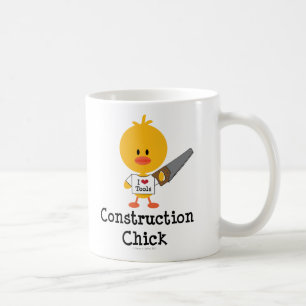 Tasse de poussin de construction