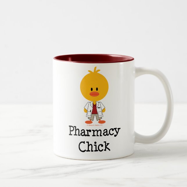 Tasse de poussin de pharmacie (Droit)