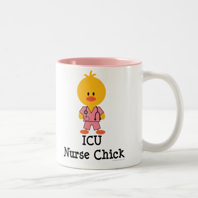 Tasse de poussin d'infirmière d'ICU (Droit)
