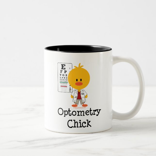 Tasse de poussin d'optométrie (Droit)