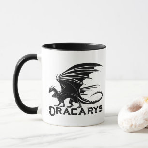 Tasse de pouvoir « Dracarys » Dragon Noir
