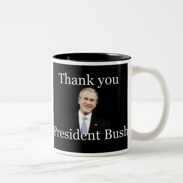 Tasse de président Bush de Merci (Droit)