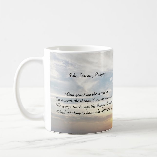 tasse de prière de sérénité (Gauche)