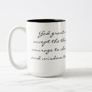 Tasse de prière de sérénité