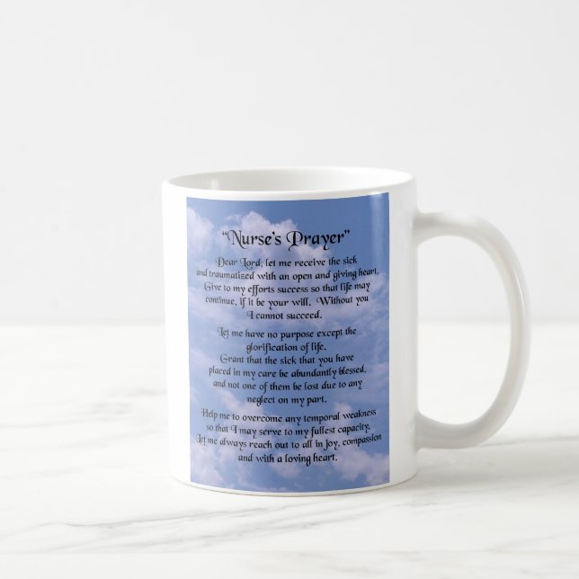 Tasse de prière d'infirmières (Droite)