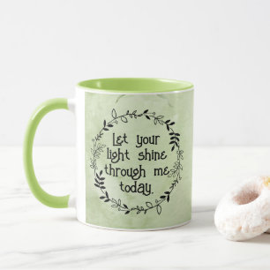 Tasse de prière du matin