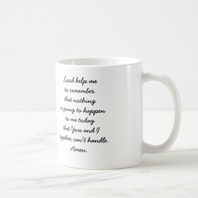 TASSE DE PRIÈRE DU MATIN (Droite)
