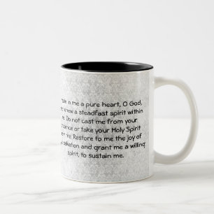 Tasse de prière du psaume 51