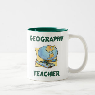 Tasse de professeur de géographie