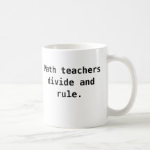 Tasse de professeur de maths - calembour drôle de