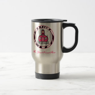 Tasse de professeur de mode d'impression de zèbre