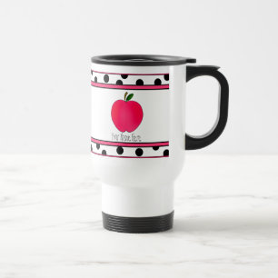 Tasse de professeur - le point de polka Apple