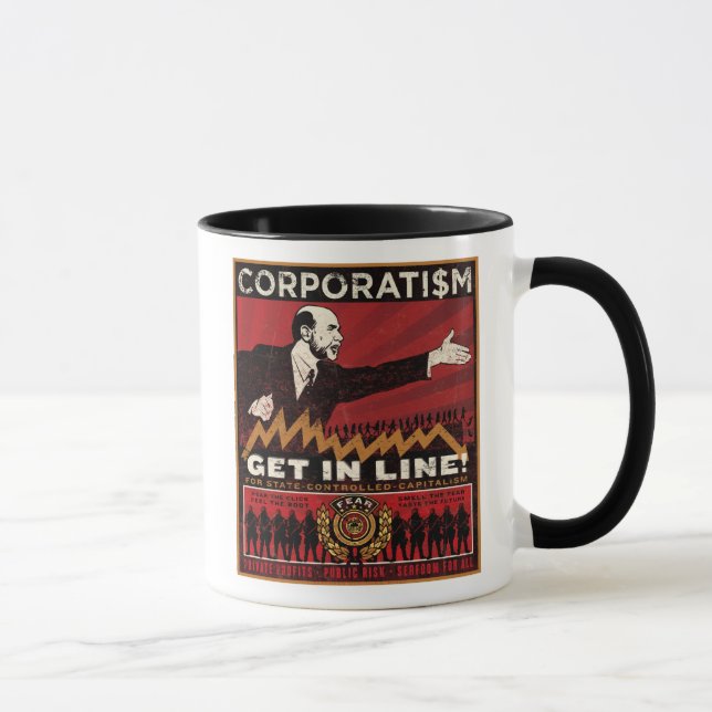 Tasse de propagande de corporatisme (Droite)