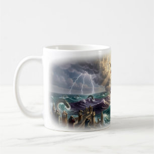 Tasse de protection divine 'Dieu vous voit'