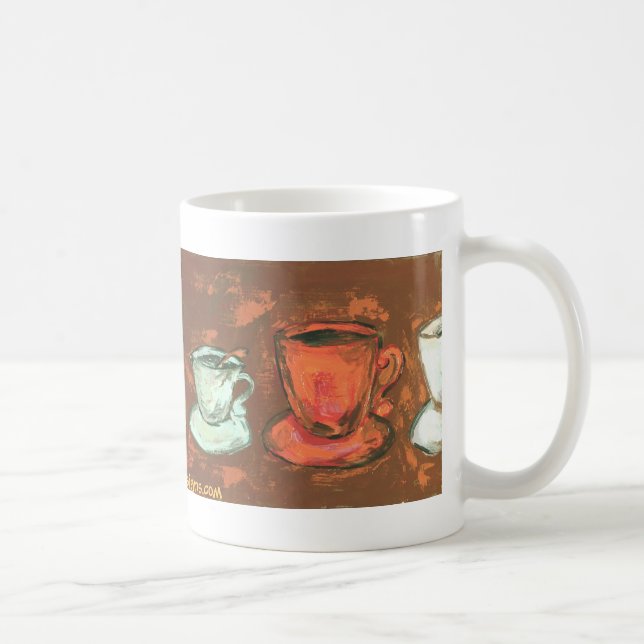 tasse de rangée de café (Droite)