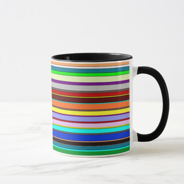 tasse de rayure (Droite)