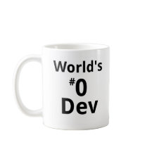 Tasse de réalisateur du #0 du monde à double face