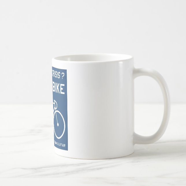 Tasse de recyclage de mi crise de la vie (Droite)