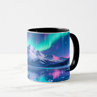 Tasse de réflexion de la montagne d'Aurore