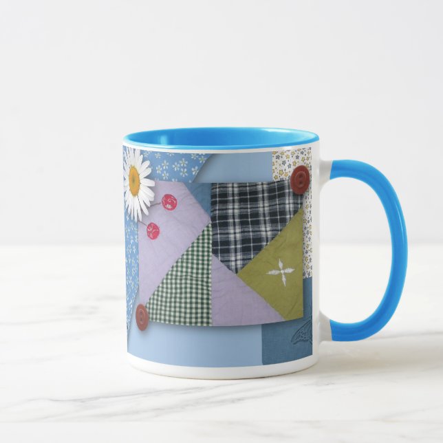 Tasse de regard d'édredon de patchwork (Droite)