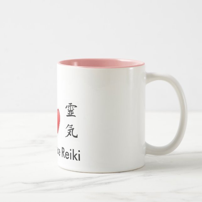 Tasse de Reiki d'amour de paix (Droit)