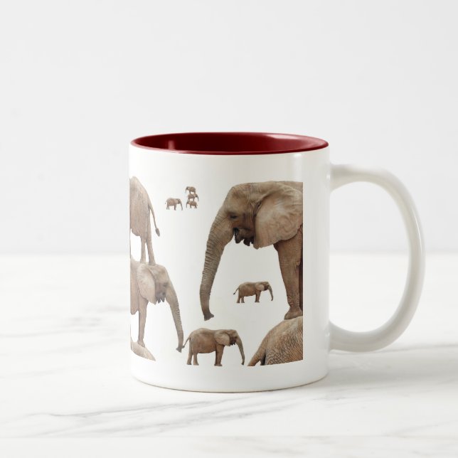 Tasse de réunion d'éléphant (Droit)