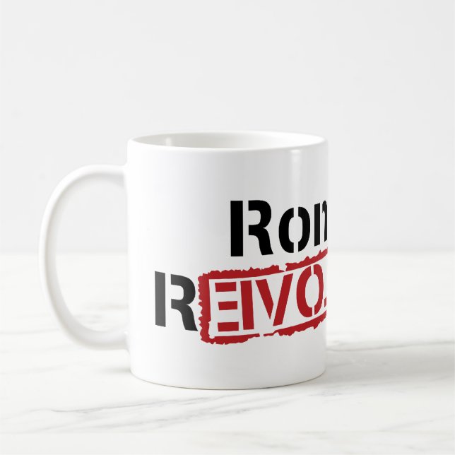 Tasse de révolution de Ron Paul (Gauche)