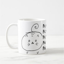 Tasse de ronronnement de ronronnement de