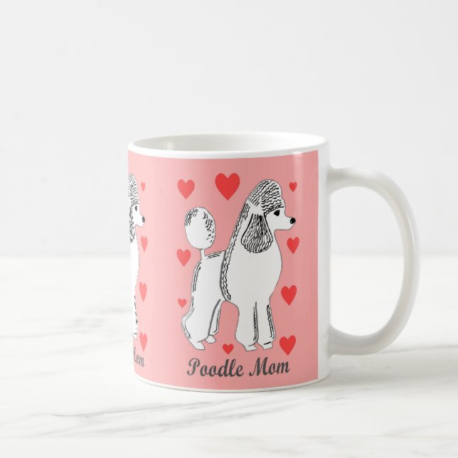 Tasse de rose de maman de caniche (Droite)