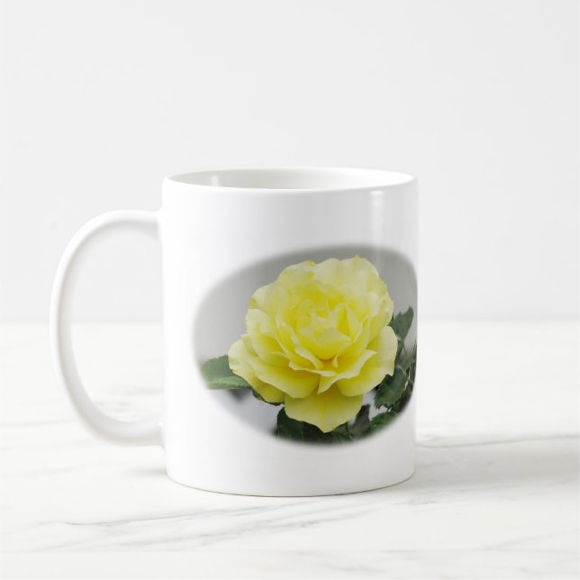 Tasse de rose jaune (Gauche)