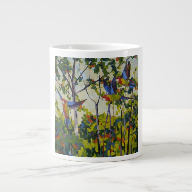 Tasse de Rosellas de vol (Devant)