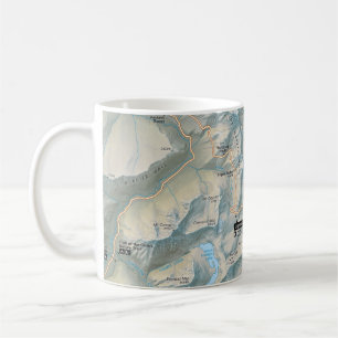 Tasse de route d'Aller-à-le-Sun de glacier