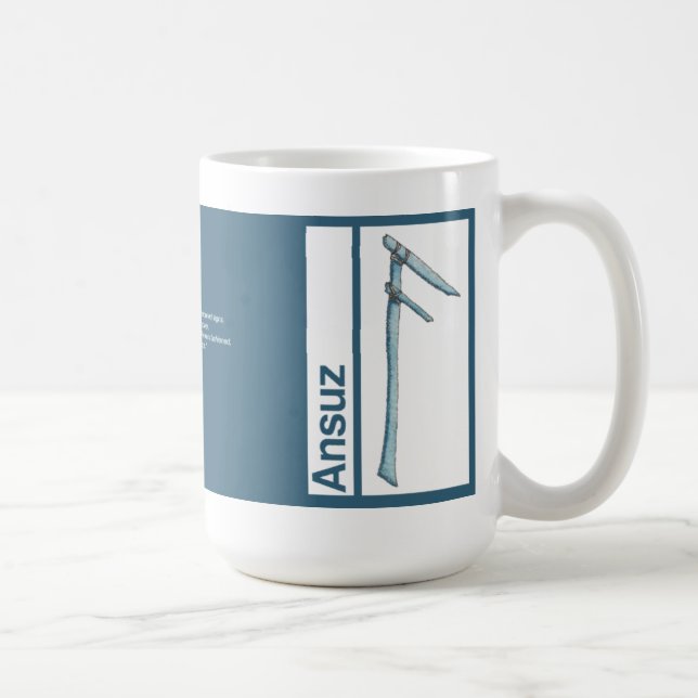 Tasse de Rune : : Ansuz (Droite)