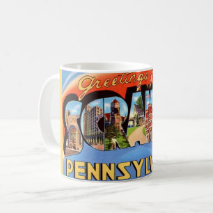 Tasse de salutation vintage Scranton PA